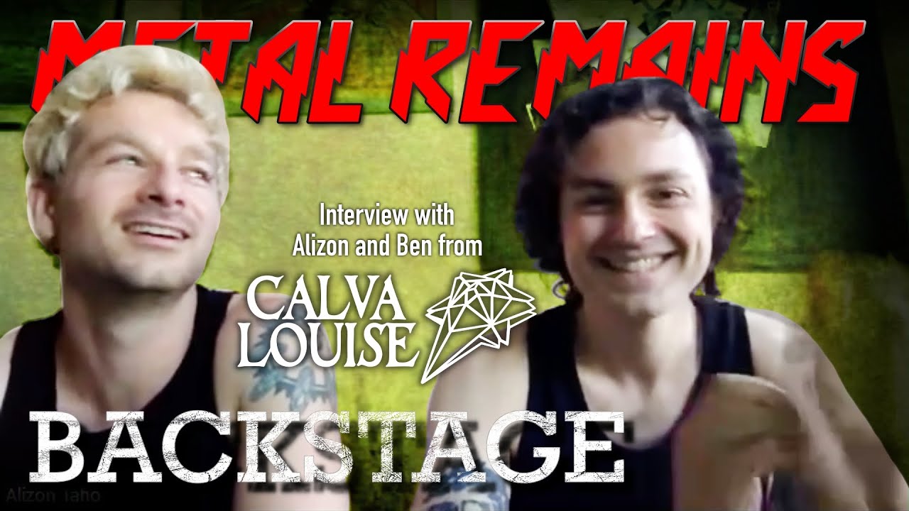 Interview with Alizon and Ben from Calva Louise | BACKSTAGE