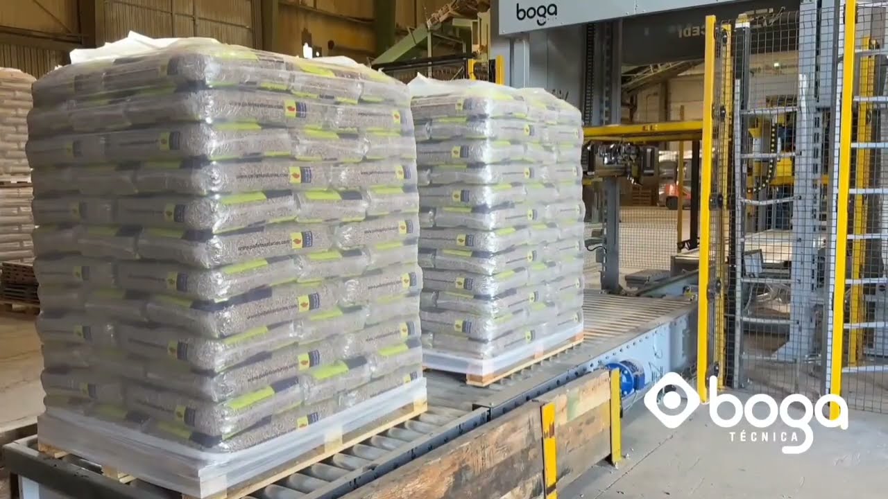Ensacado de pellets | Wood pellet bagging | Ensachage de pellets de bois | Boga Técnica