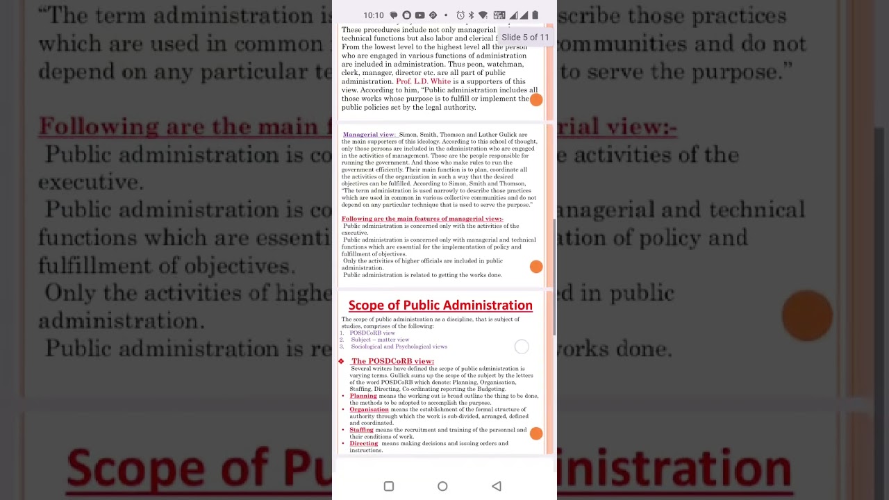 Public administration - meaning , nature and scope