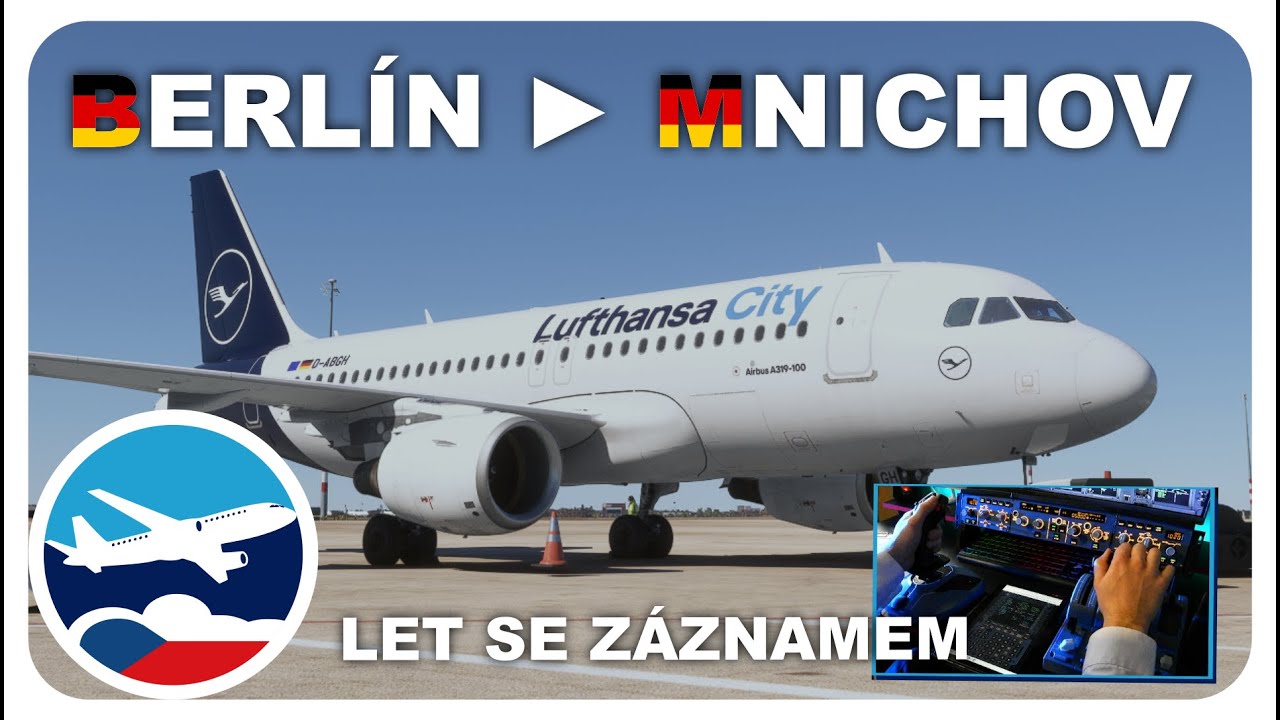 Microsoft flight simulator ČESKY | Let se z&aacute;znamem | Berl&iacute;n ► Mnichov | CZ