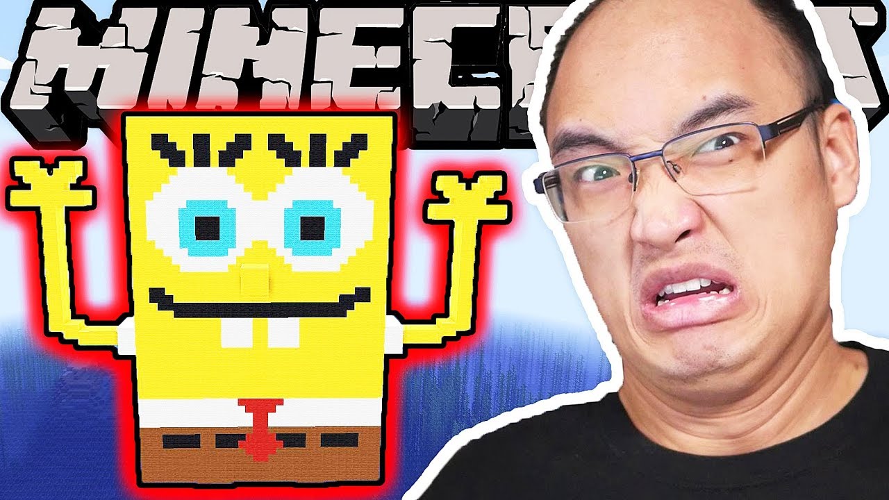 BOB L'ÉPONGE GÉANT ENVAHIT MON MONDE SUR MINECRAFT !
