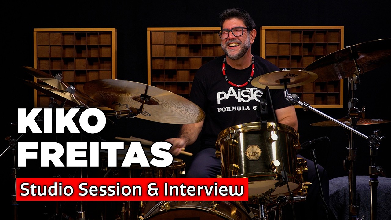 ТАРИЛКИ PAISTE &mdash; Kiko Freitas &mdash; Студийная сессия и интервью