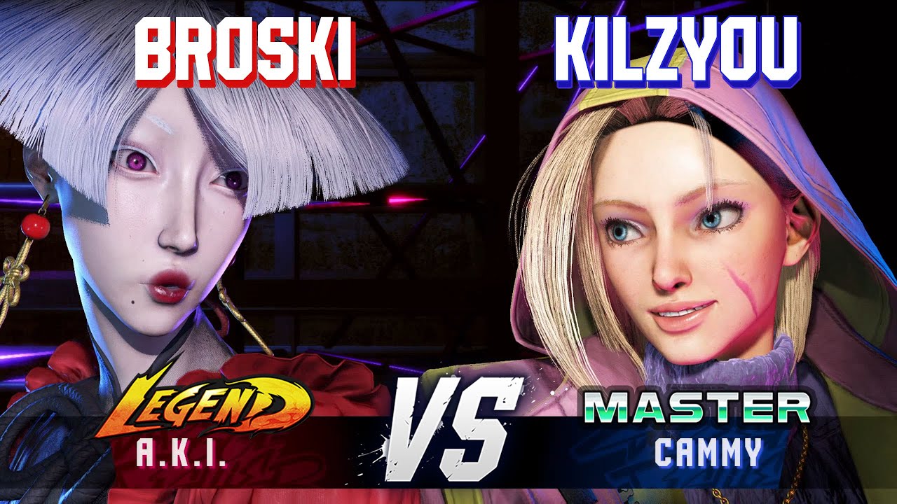 SF6 ▰ BROSKI (A.K.I.) vs KILZYOU (Cammy) ▰ High Level Gameplay