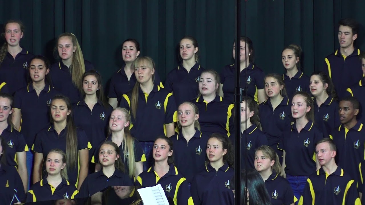 Monnas Choir Performing, Jesus is my Lord - Soiree - Ho&euml;rskool Linden, 11 Aug 2017