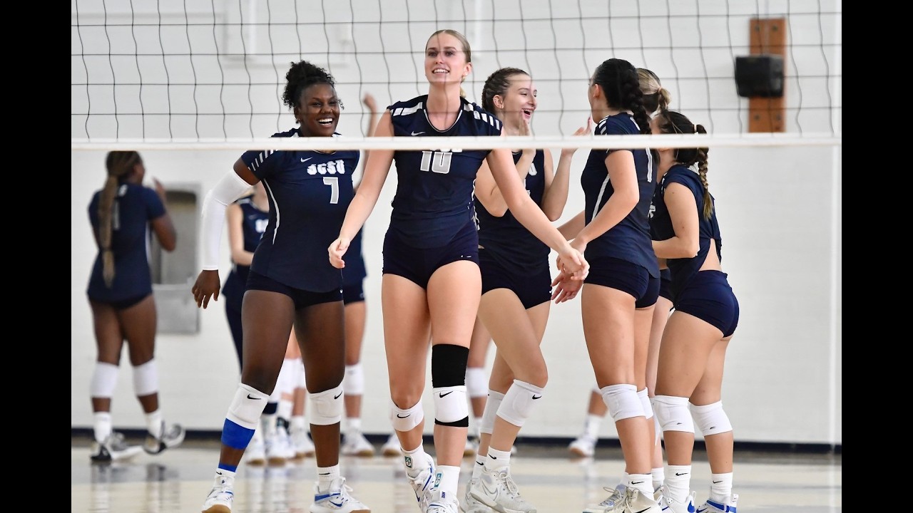 Volleyball Dominican University New York vs Southern Connecticut State #college #volleyballworld