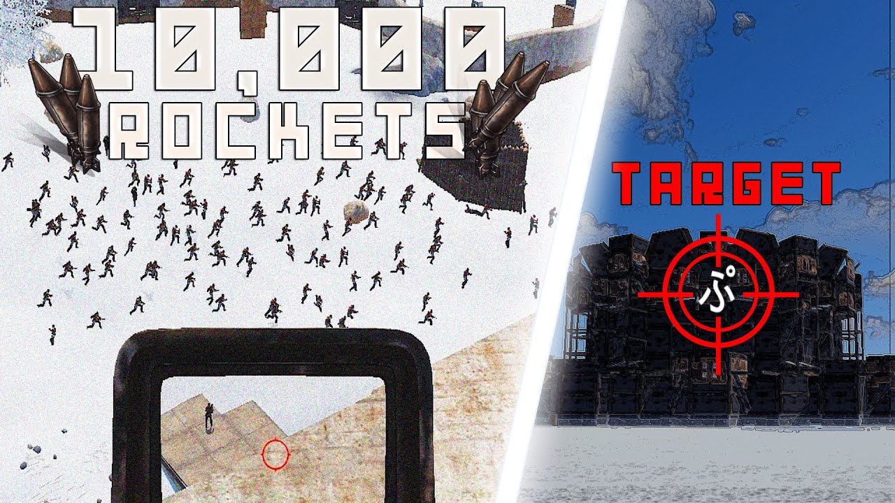 DEFENDING 10,000 ROCKETS // WRSEA RUST CLAN BIGGEST RAID DEFENSE (87v14)