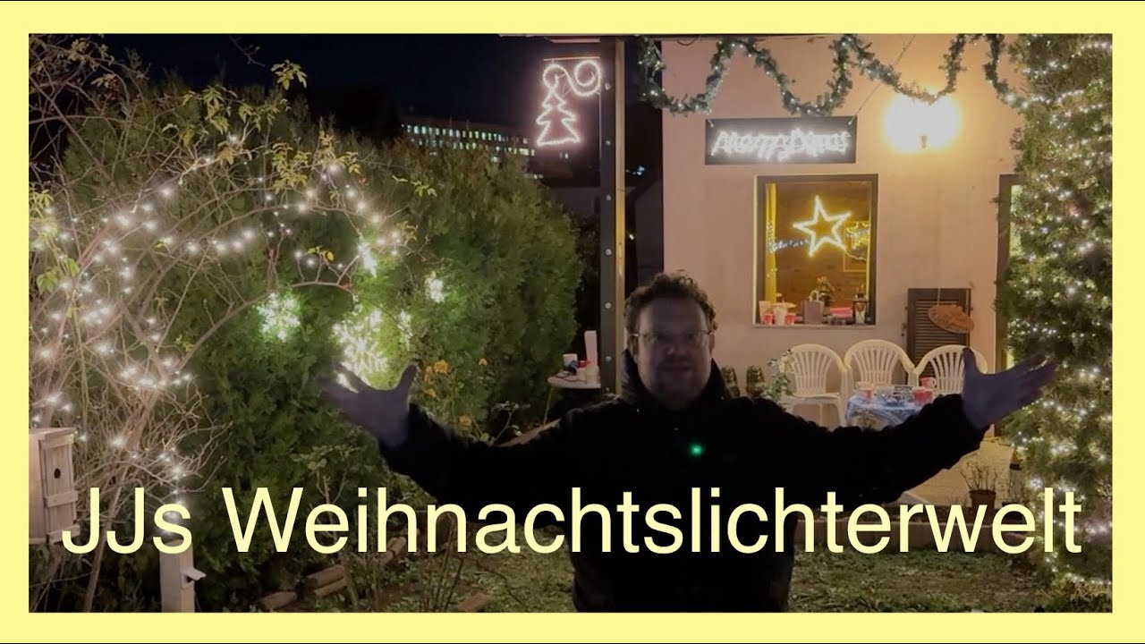 JJs Weihnachtslichterwelt 2025 (weiße Weihnachten)