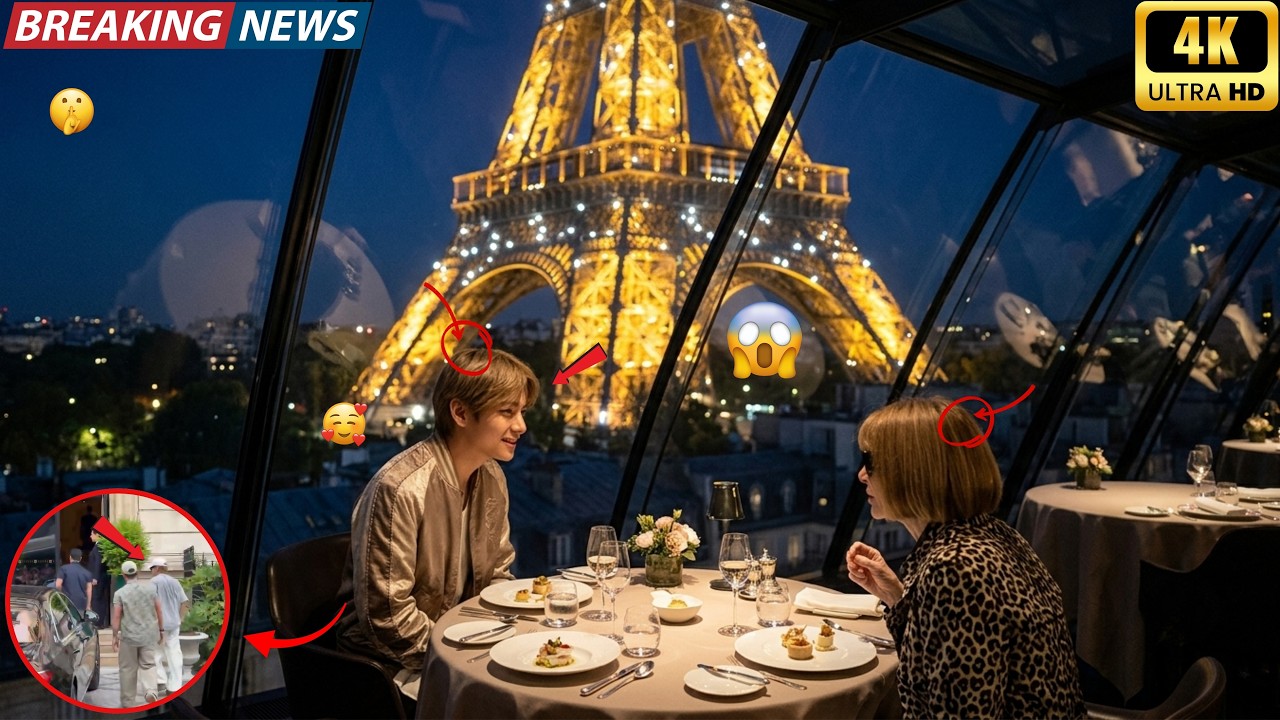 🔥1 Minute Ago! Kim Taehyung Paris Dinner With Anna Wintour Ignites Fashion Buzz 😱