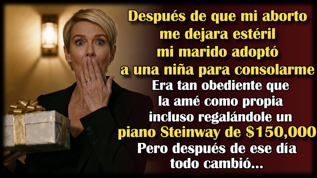 Traté a la hija adoptiva de mi esposo como propia. Pero cuando llegué temprano, oí la verdad...
