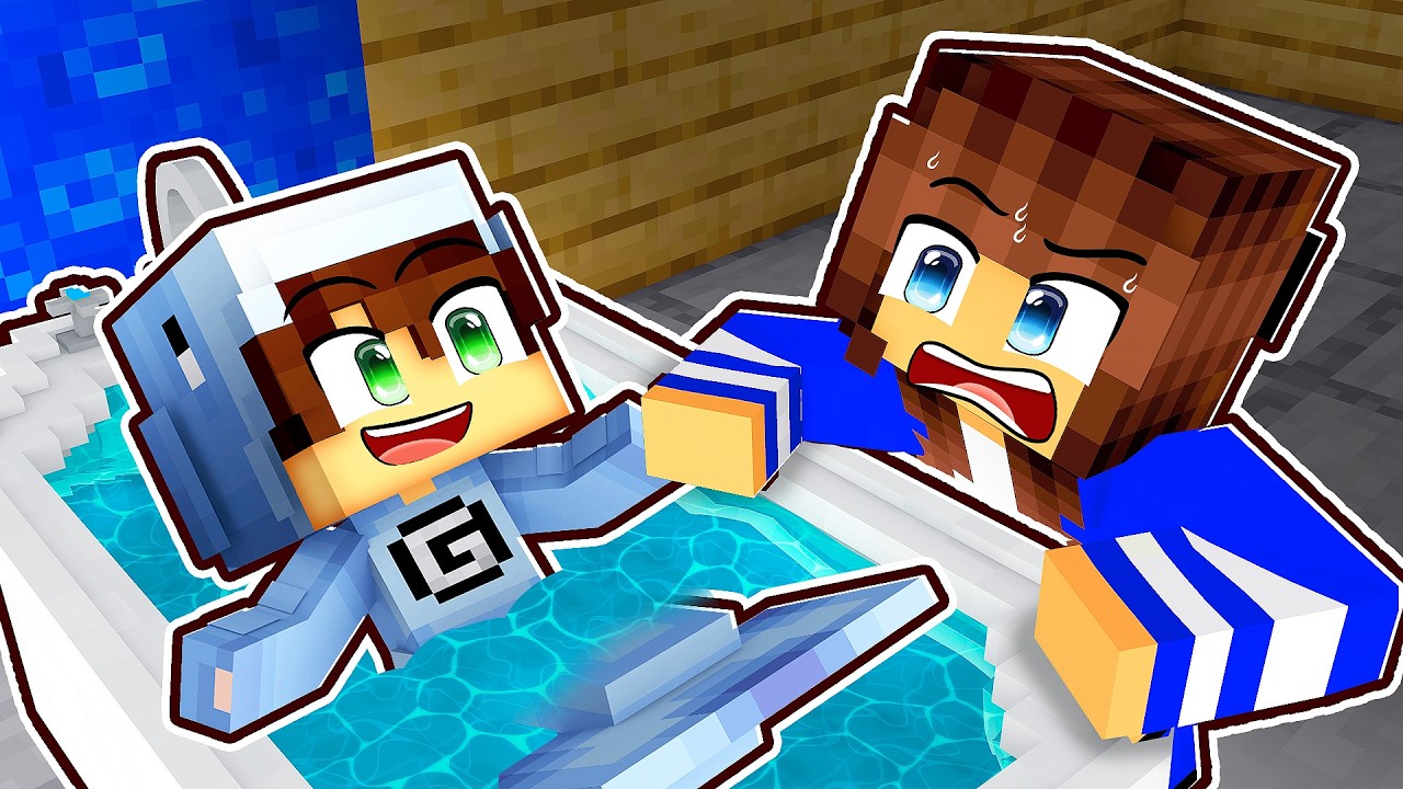 GUIHH JOGANDO como BEBÊ GOLFINHO no Minecraft