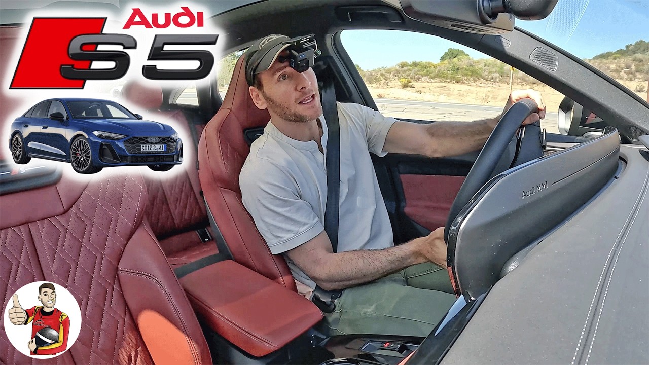 BETTER Tech + Better Dynamics // 2025 Audi S5 Sedan First Drive (POV)