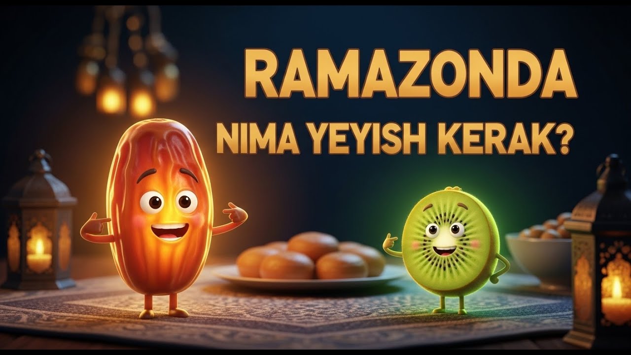 RAMAZONDA NIMA YEYISH KERAK? 😱🍎🌙