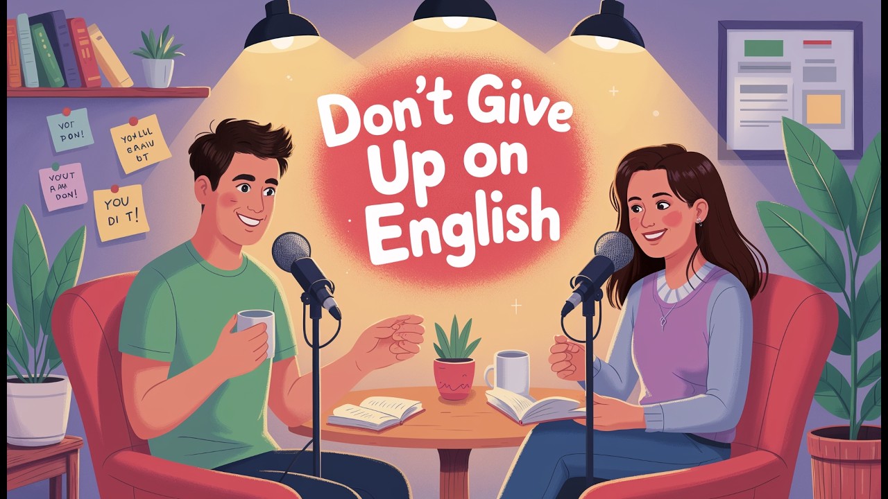 Don’t Give Up on English 💬 | Motivation for Beginners (A1–A2 Listening) | English Conversation