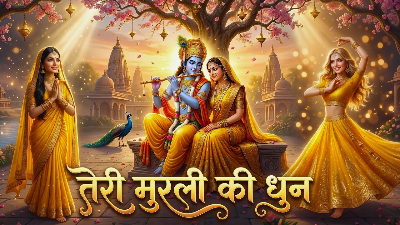 तेरी मुरली की धुन सुनने मैं बरसाने से आयी | Teri Murli Ki Dhun - Most Popular Radha Krishna #bhajan