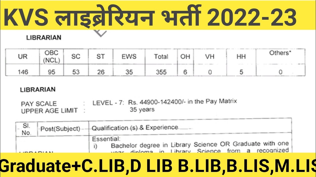 kvs vacancy 2022|kvs recruitment 2022-23 notification|kvs librarian vacancy 2022|KVS TGT,PGT