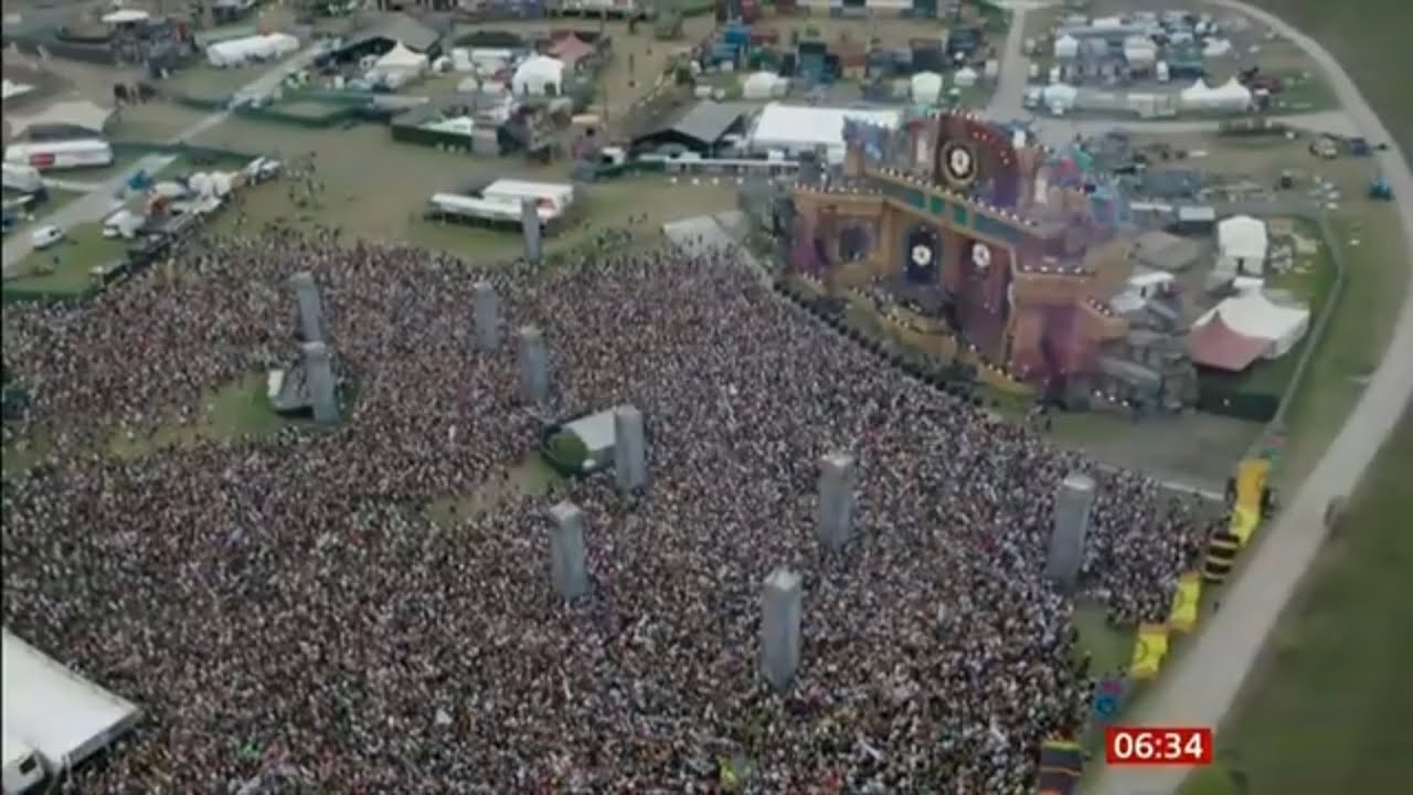 Завтрак BBC: в эти выходные более 75 000 человек посетят Бумтаун, некоторые, возможно, посетят ре...