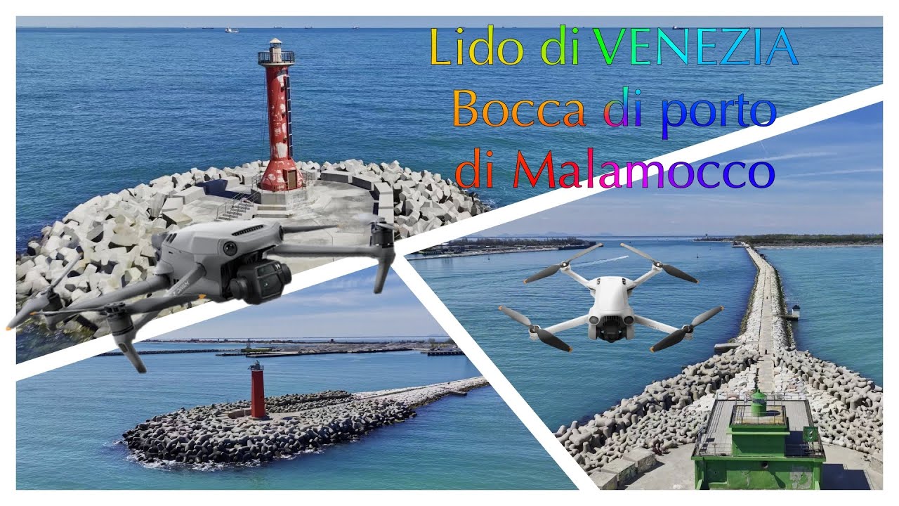 MAVIC 3/MINI 3 PRO - 4K Cinematic - Lido di VENEZIA,  Alberoni - Bocca di Porto di Malamocco