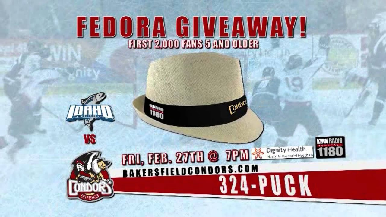 Condors Fedora and Bobblehead Giveaways