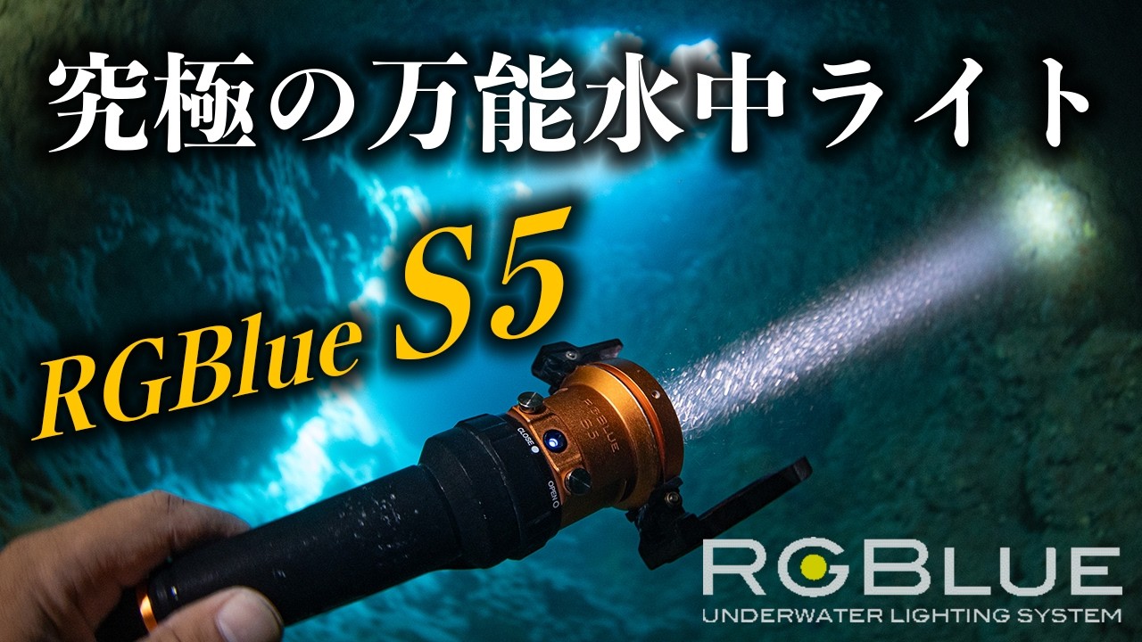もう手放せない - 究極の万能水中ライト RGBlue S5