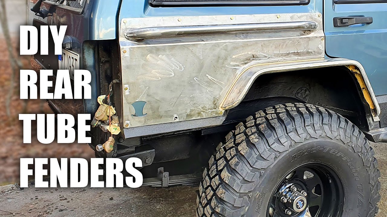 How to Fabricate REAR Tube Steel Fender Flares / Jeep XJ
