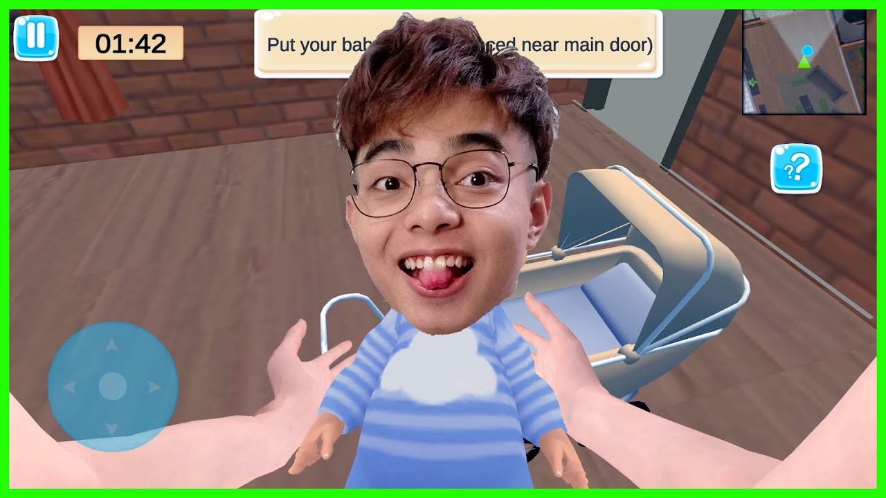 ThắnG Tê Tê Một Ngày Làm Mẹ Chăm Sóc Em Nhỏ Trong Game Mother Life Simulator