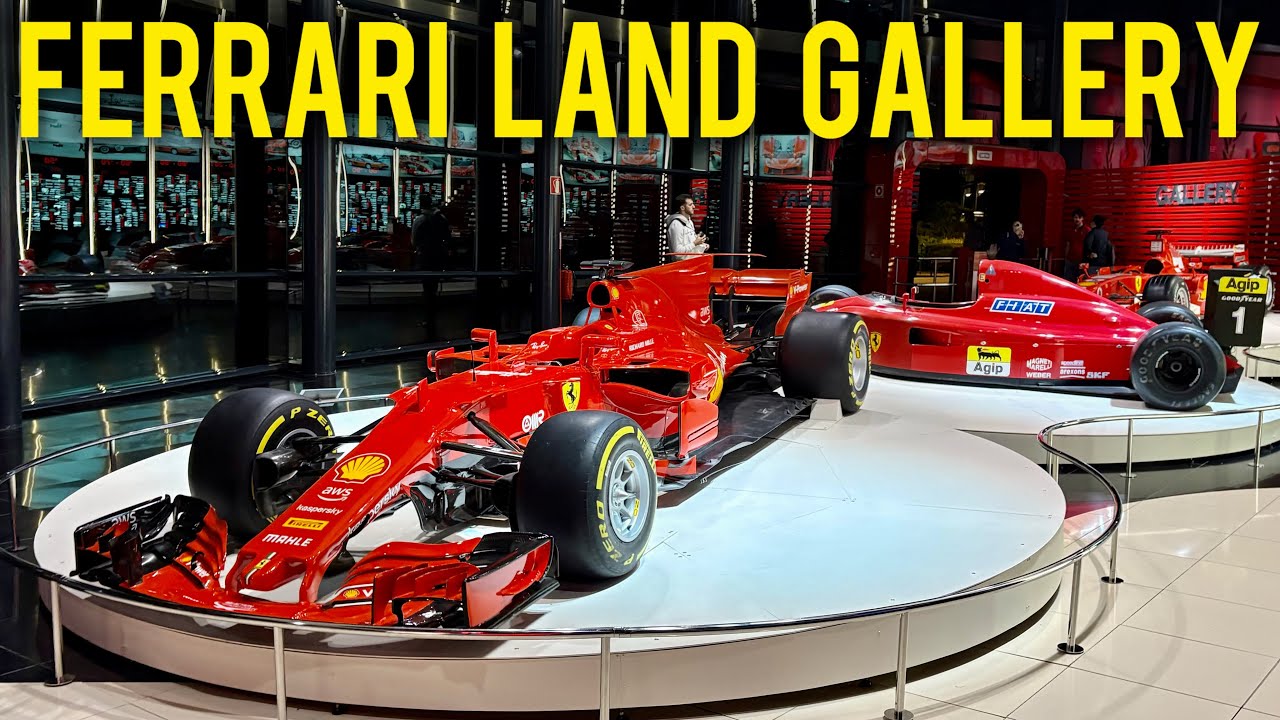 Ferrari Land Gallery at Ferrari Land 🏎️ PortAventura World in Salou, Spain 🇪🇸