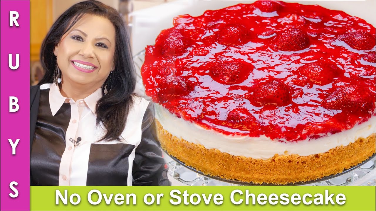 No Bake Cheesecake No Oven Recipe in Urdu Hindi - RKK
