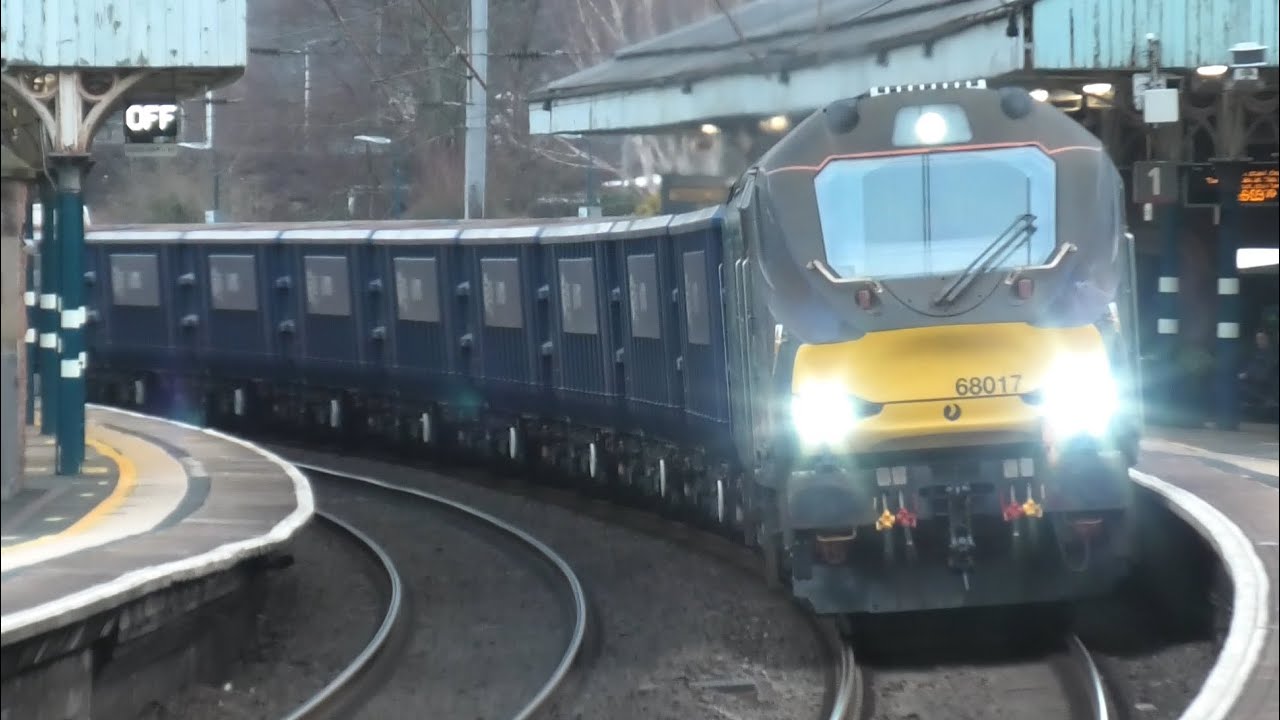 Fantastic Busy Hour At Penrith North Lakes Freight/Passenger Trains Rail Adventure HSTs 12/02/25