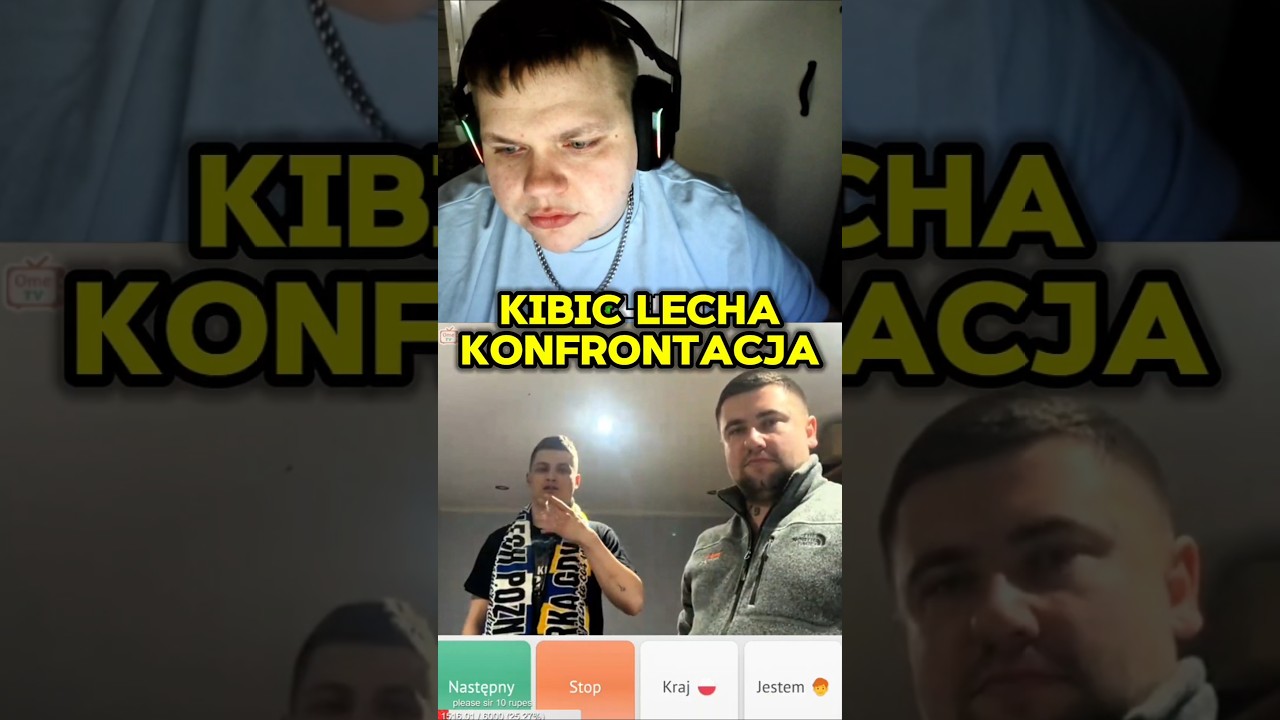 Spotkał Kibica Lecha Poznań OmeTV LeQu #lechpoznań #ometv #lequt #kibice