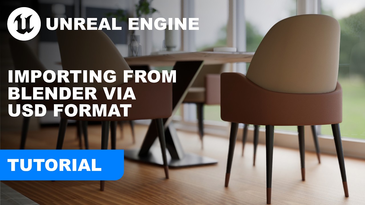 Экспорт из Blender в Unreal Engine 5 через USD | Альтернатива, когда Datasmith недоступен