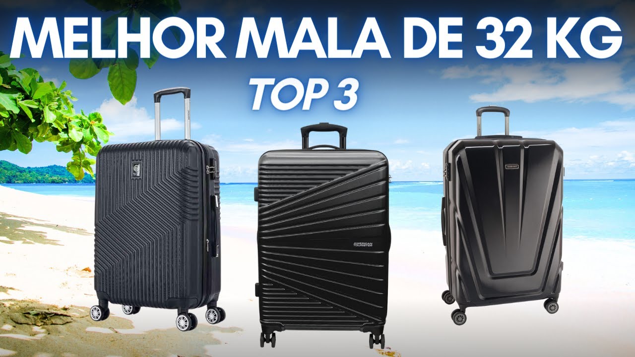 ✈️ [TOP3] MALAS DE VIAGEM 32 KG 2024: Mala de viagem grande CUSTO BENEF&Iacute;CIO | Mala voo internacional