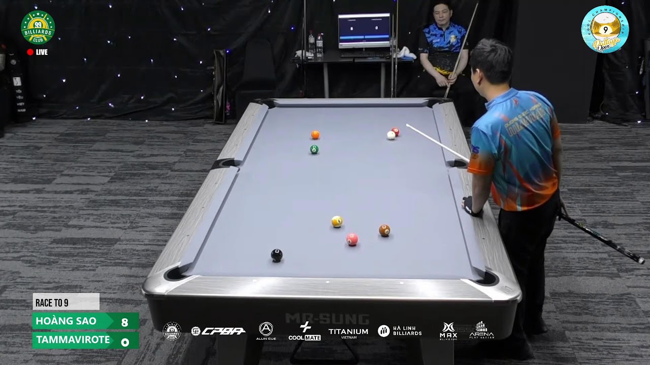 🔴 TRỰC TIẾP: PATTAYA OPEN POOL CHAMPIONSHIP 2026 - HOÀNG SAO VS TAMMAVIROTE