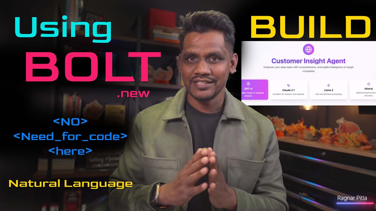 Build an AI Agent with Bolt.new &ndash; No Code Needed: Creating a Customer Insight Agent