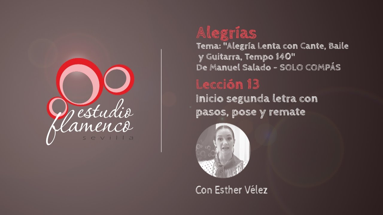 Curso Flamenco Online - 2.5 ALEGRÍAS - Solo Compás #13