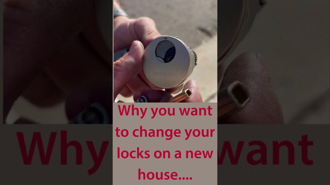 This is why you want to change your locks once you buy a home