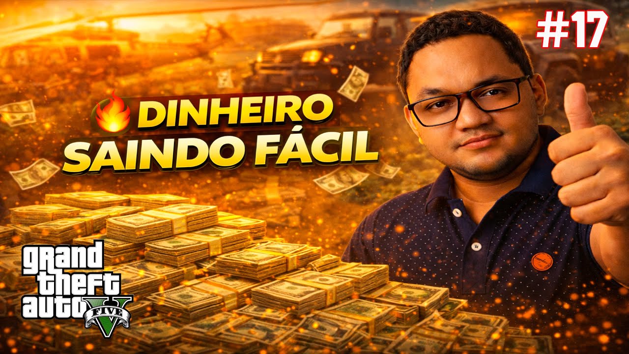🔥 GTA ONLINE AO VIVO — DINHEIRO SAINDO FÁCIL! FARM SEM PARAR - (Live Horizontal)