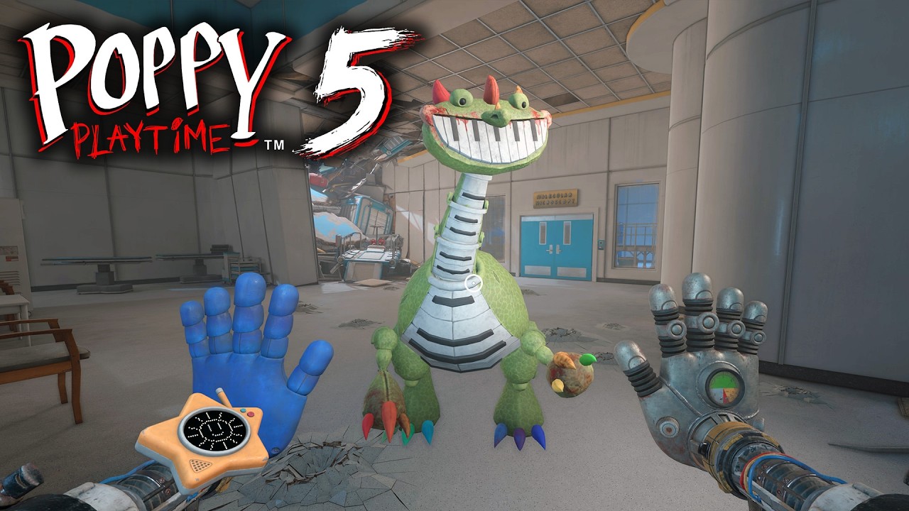 Poppy Playtime Chapter 5 Pianosaurus