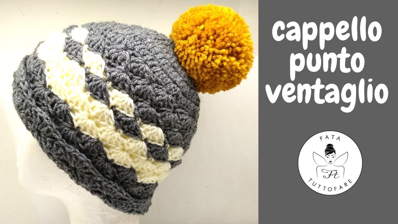 TUTORIAL: cappello a punto ventaglio con risvolto**lafatatuttofare**
