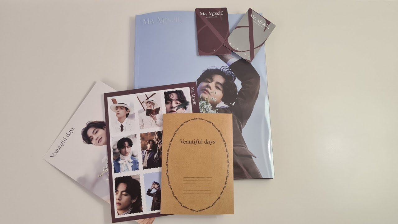 Распаковка фотобука V/ Unboxing Special 8 Photo-Folio Me, Myself, and V 'Veautiful Days'