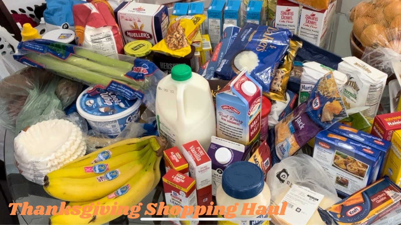 Thanksgiving Shopping Haul