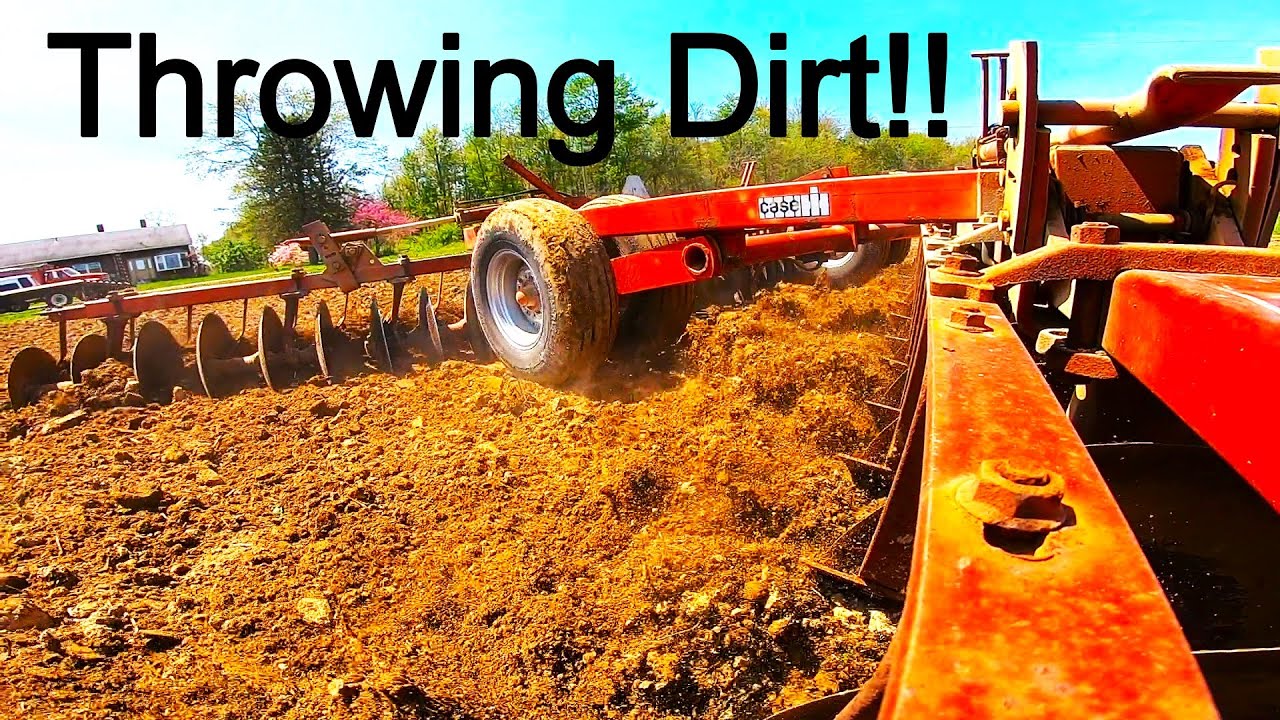 CaseIH 3800 Disk Cutting Soil for First Time