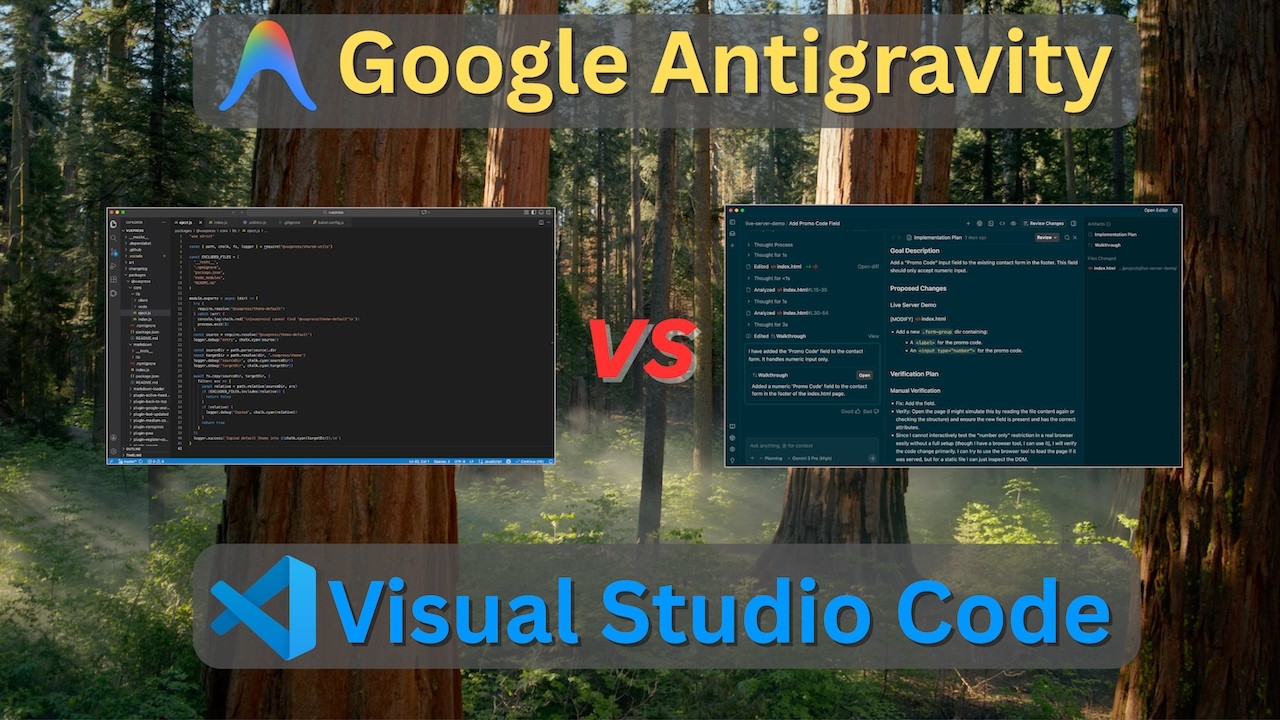 Google Antigravity: может ли он заменить VS Code?