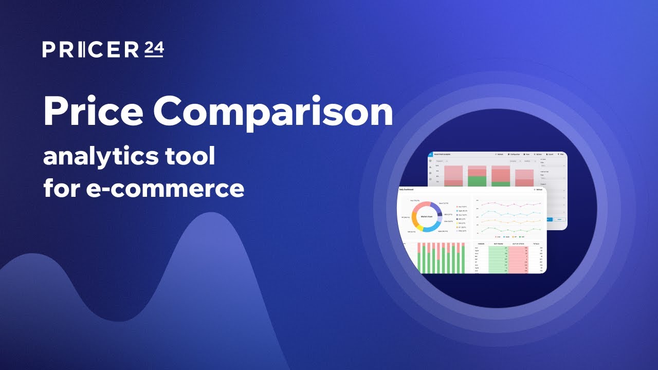 Price Comparison Report in Pricer24: Price Analytics for Online Retailers and Brands