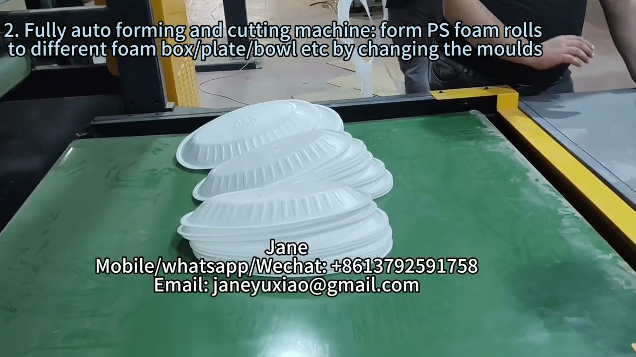 ps foam food container making machine, polystyrene foam sheet extruding machine, ps foam box machine