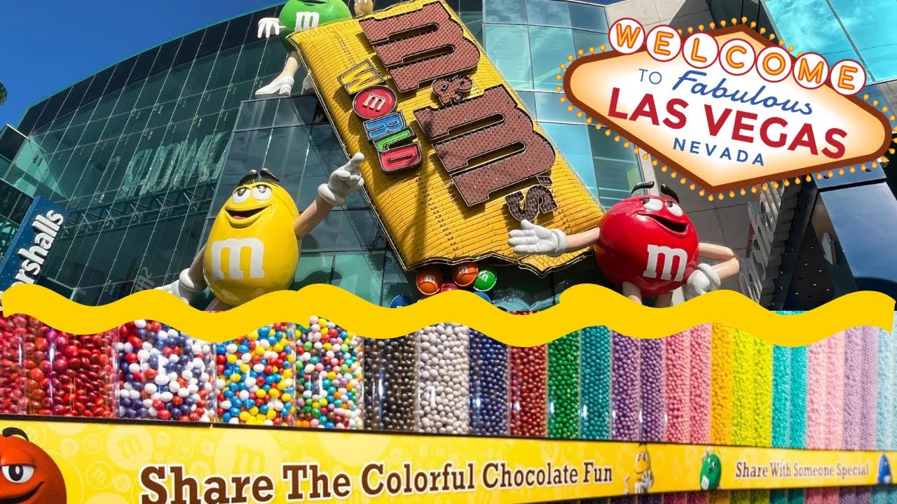 Exploring the M&M’s Store in Las Vegas! | 4 Floors of Sweet Fun