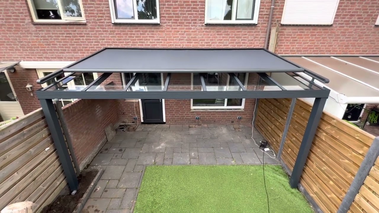 ☀️ ELEKTRISCHE ZONWERING SOMFY / VERANDA TERRASOVERKAPPING