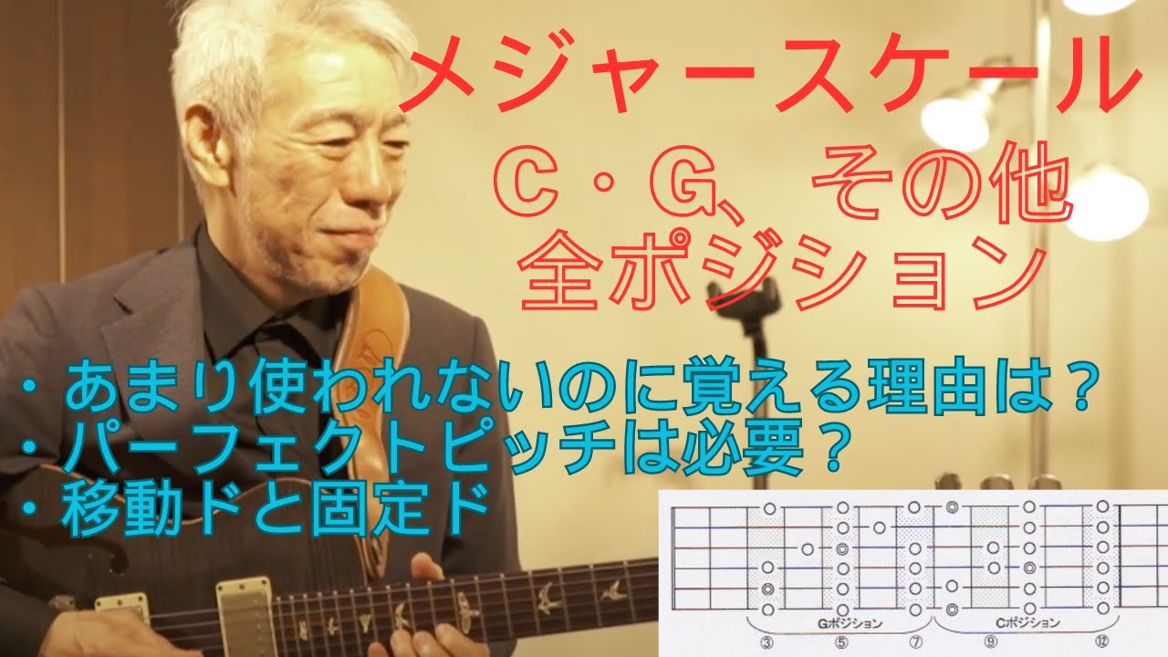 いろんなポジションでメジャースケールを弾けるようになろう〜C・Gポジションとすべてのポジション制覇