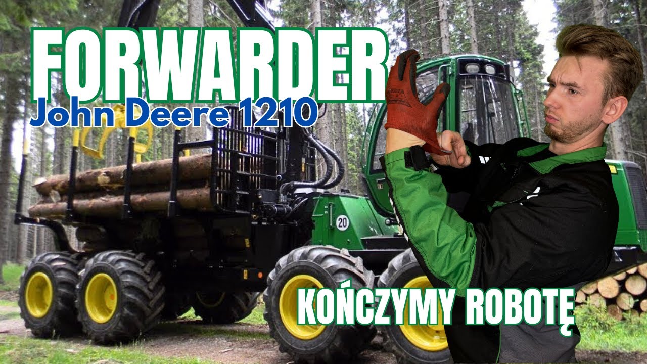 Ostatnie drzewa padają! Zakończenie zrębu z John Deere 1170 i 1210