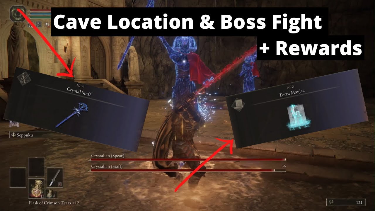 Elden Ring - Academy Crystal Cave Location & Crystalian Duo Boss Fight Guide + ALL Rewards