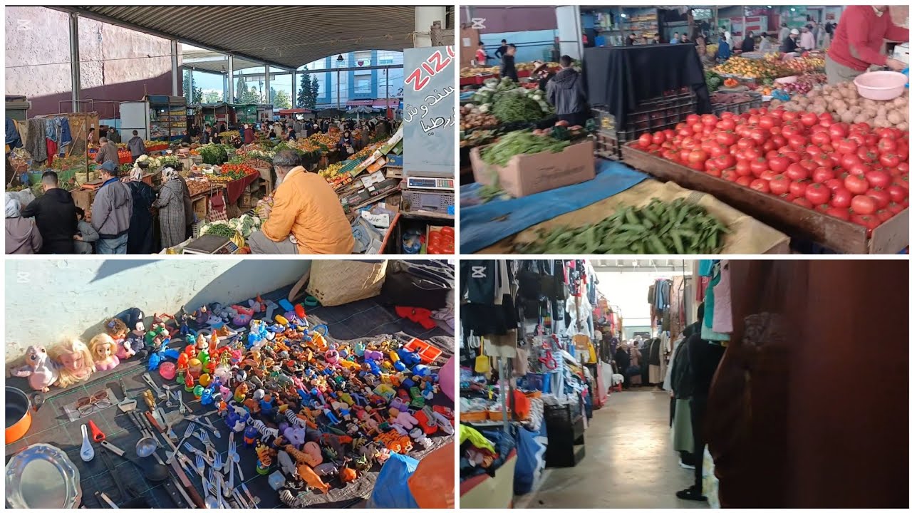 دورة معايا في سوق التوتة و سوق سانية الرمل في تطوان 🛍البال،الخضر.....